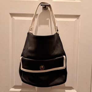 Elegant Black and Cream Women's Bag